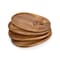 Picnic Time Family Of Brands NFL Kansas City Chiefs - Wine Appetizer Plate Set Of 4 874-04-512-163-2 - alternate 1