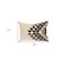Homeroots 14" X 20" Beige and Black Geometric Cotton Throw Pillow 529226 - alternate 4