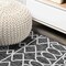 Jonathan Y Kafel Tribal Bohemian Black/Ivory 2 ft. x 10 ft. Indoor/Outdoor Runner Rug SMB130F-210 - alternate 2