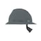 Msa Safety V-Gard Slotted Full Brim Hard Hat, Fas-Trac III Suspension, Type I, Class E, Gray 475367 - alternate 3