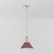 Hudson Valley Lighting Painted No. 2 9.5 in. Pendant in Polished Nickel/Soft Crimson by Mark D. Sikes MDS351-PN/CRN - alternate 2