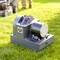 Vevor 1/2HP Lawn Mower Blade Sharpener with 7 in Flap Wheel & 9 in Grinding Wheel KH-DM01 - alternate 3