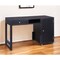 Homeroots 48" Black Writing Desk 347525 - alternate 2