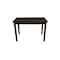 Homeroots 48" Dark Brown Solid Wood Dining Table 548865 - alternate 3