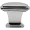 Designperfect 1-3/16 Overall Length Square Cabinet Knob, Polished Chrome DPA-S77KPC - alternate 2
