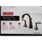 Delta Sandover Matte Black 2-Handle Widespread Bathroom Faucet 35748LF-BL - alternate 3