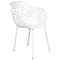 Leisuremod Modern Devon Aluminum Armchair, White DCA23W - alternate 1