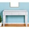 Homeroots 47" Silver Mirrored Writing Desk With Three Drawers 402022 - alternate 2
