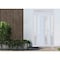 Vdomdoors Front Exterior Prehung FiberGlass Door Frosted Glass / Manux 8088 White Silk / 2 Sidelight and Tran MANUX8088EXD-WS-W16+36+16 x H80+14-LH - alternate 2