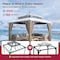 Sunjoy 12X12 Kingston PC Top Rectangular Gazebo Wood A10204385000 - alternate 3