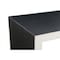 Homeroots 50" Black And Silver Rectangular High Top Bar Table 486016 - alternate 2