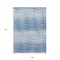 Homeroots 9' X 12' Navy Blue And Sky Blue Abstract Washable Indoor Outdoor Area Rug 587402 - alternate 3