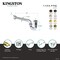 Kingston Brass 1-1/2 in. P-Trap with Bell Flange, 19 in. Length, 18 Gauge, Polished Nickel CC5126 - alternate 2