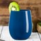 Smarty Had A Party 12 oz Solid Navy Elegant Stemless Plastic Wine Glasses 64 Glasses, 64PK 3712-NV-CASE - alternate 5