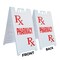 Signmission Pharmacy, A-Frame & 2 Decals Installed, Heavy-Duty Plastic Frame SBHD-D-2436-Pharmacy - alternate 3