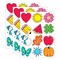 Creative Teaching Press Seasonal Accents, 10'', Designer Cut-Outs, 12-Piece Set, 3PK 10816 - alternate 1