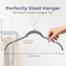 Serenelife Shirt Hangers, Premium Non-Slip Velvet Hangers Pack with 360 degrees Swivel Hooks, Slim, 30PK SLSHGR30 - alternate 2