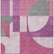 Homeroots 10' X 14' Blush And Mauve Geometric Washable Indoor Outdoor Area Rug 617901 - alternate 4