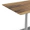 Flash Furniture Commercial All-Weather 48x30 Natural HPL Tabletop-SIL 2 Column Base ST-REC3048-NAT-TB002S-GG - alternate 2