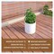 Leisuremod Tundra Round Fiberstone & MgO Clay Planter, Weather-Resistant, Indoor/Outdoor, No Assembly TP18W - alternate 3