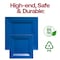 Smarty Had A Party Midnight Blue Square Plastic Dinnerware Value Set (120 Dinner Plates + 120 Salad Plates), 240PK 6819VP-CASE - alternate 4