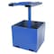Vestil Steel Trash Bin Compactor 4,000 lb. Filled Weight Blue, Empty FWBC-4242-4 - alternate 3