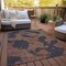 Homeroots 8' X 10' Chocolate And Charcoal Abstract Washable Indoor Outdoor Area Rug 614524 - alternate 4