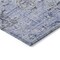 Homeroots 9' X 12' Blue And Gray Damask Washable Indoor Outdoor Area Rug 604190 - alternate 2