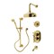 Kingston Brass Thermostatic Tub and Shower System, Polished Brass KSK36320AX - alternate 1