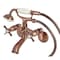 Kingston Brass Clawfoot Tub Faucet with Hand Shower, Antique Copper KS285AC - alternate 1