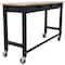 Wrightmaster 60 in. x 20 in. 3-Drawer Black Steel Workbench with 660 lb Capacity and Locking Casters ZR-60407 - alternate 3