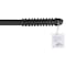 Omaha TwoWay Grill Brush Scrubber, 238 in L Brush, 214 in W Brush, Stainless Steel Bristle, 14 in L BBQ-37126 - alternate 3