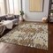 Homeroots 8' X 10' Copper Gold And Ivory Striped Washable Indoor Outdoor Area Rug 596665 - alternate 2