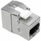Eaton Tripp Lite Series Keystone Jack Cat6a/Cat6/Cat5e, RJ45, Shielded, Dust Cap - Toolless,  N238-001-SH-TF - alternate 1