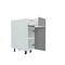 Cambridge Radiance 15 in. W x 24 in. D x 34.50 in. H Ready to Assemble Slab Base Kitchen Cabinet in Matte Grey SA-B15-MG-KIT - alternate 4