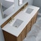 James Martin Vanities Brittany 72" Double Vanity, Pecan w/ 3 CM White Zeus Silestone Top 655-V72-PCN-3WZ - alternate 4