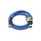 Ag-Lite 5/8 in ID x 6 ft L Lead-In Water Hose, Rubber Tube, Blue, Rubber Fitting AL5806 - alternate 2