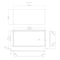Alfi Brand 24 x 12 Polished SS Horizontal Sgl Shelf Bath Shower Niche ABN2412-PSS - alternate 6