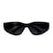 Bison Life Crystal, Safety Glasses, Anti-Scratch, Black Lens, Frameless BLSH-ESCR-CLCT-SG9BK-12 - alternate 1