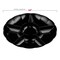 Smarty Had A Party Black Big 6Partition Round Disposable Plastic Trays 24 Trays, 24PK 2669-B-CASE - alternate 5