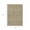 Homeroots 8' X 10' Beige And Taupe Striped Washable Indoor Outdoor Area Rug 615653 - alternate 4
