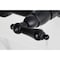 Kingston Brass Two-Handle Wall Mount Bridge Kitchen Faucet, Matte Black KS2440AL - alternate 2