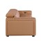 Homeroots 104" Chestnut Top Grain Leather Reclining Metal USB Sofa 720438 - alternate 6