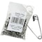 Cli Safety Pins, Gray, 144PK LEO83150 - alternate 1