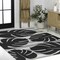 Jonathan Y Allison Classic Beach Stripe and Monstera Leaf Black/Gray 4 ft. x 6 ft. Indoor/Outdoor Area Rug TSN400B-4 - alternate 4