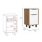 Homeroots 28" Wood One Drawer Nightstand 478454 - alternate 2