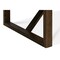 Homeroots 84" Dark Brown Wood Sled Base Dining Table 544749 - alternate 4