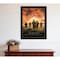 Homeroots Bless Americas Heroes Black Framed Print Wall Art 404820 - alternate 2