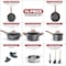 Bakken-Swiss 14-Piece Cookware Set, Granite Non-Stick, Eco-Friendly, Oven-Safe, Marble Coating BKCAS14MARB - alternate 4