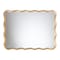 Baxton Studio Cassara Gold Scalloped Rectangular Accent Wall Mirror 264-14521-ZORO - alternate 2
